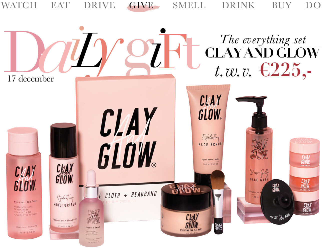 Today We Give Clay & Glow