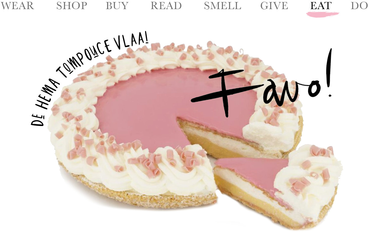 De HEMA tompouce vlaai