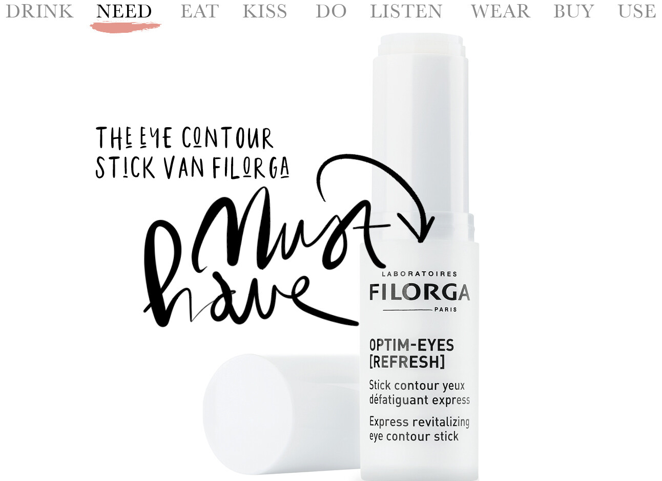 the eye contour stick van Filorga