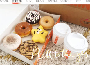 Today we order Dunkin’ Delivery 