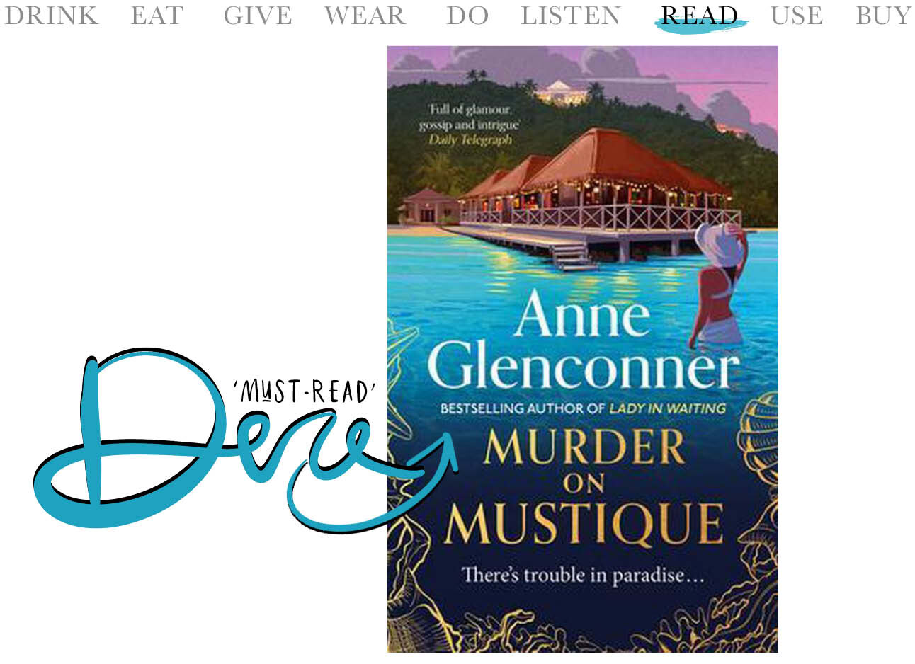 Today we Read Murder on Mustique