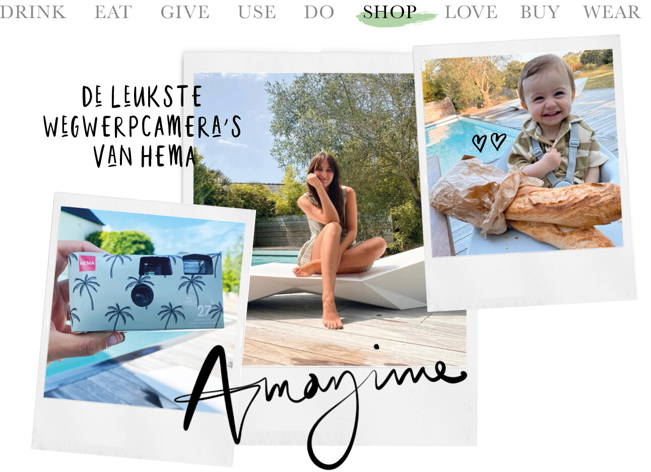 Today we shop de leukste wegwerpcamera's van Hema