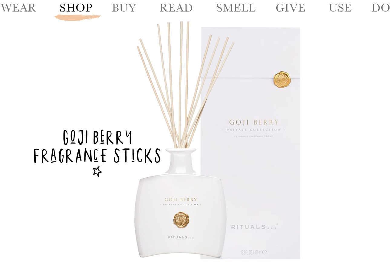 Today we shop - Goji Berry Fragrance Sticks