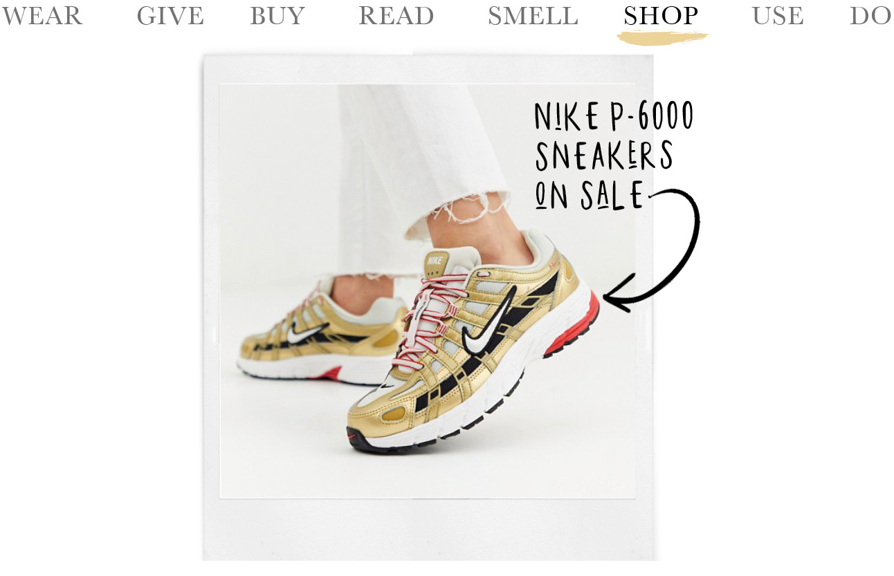 Today we shop Nike P-6000 sneakers on sale