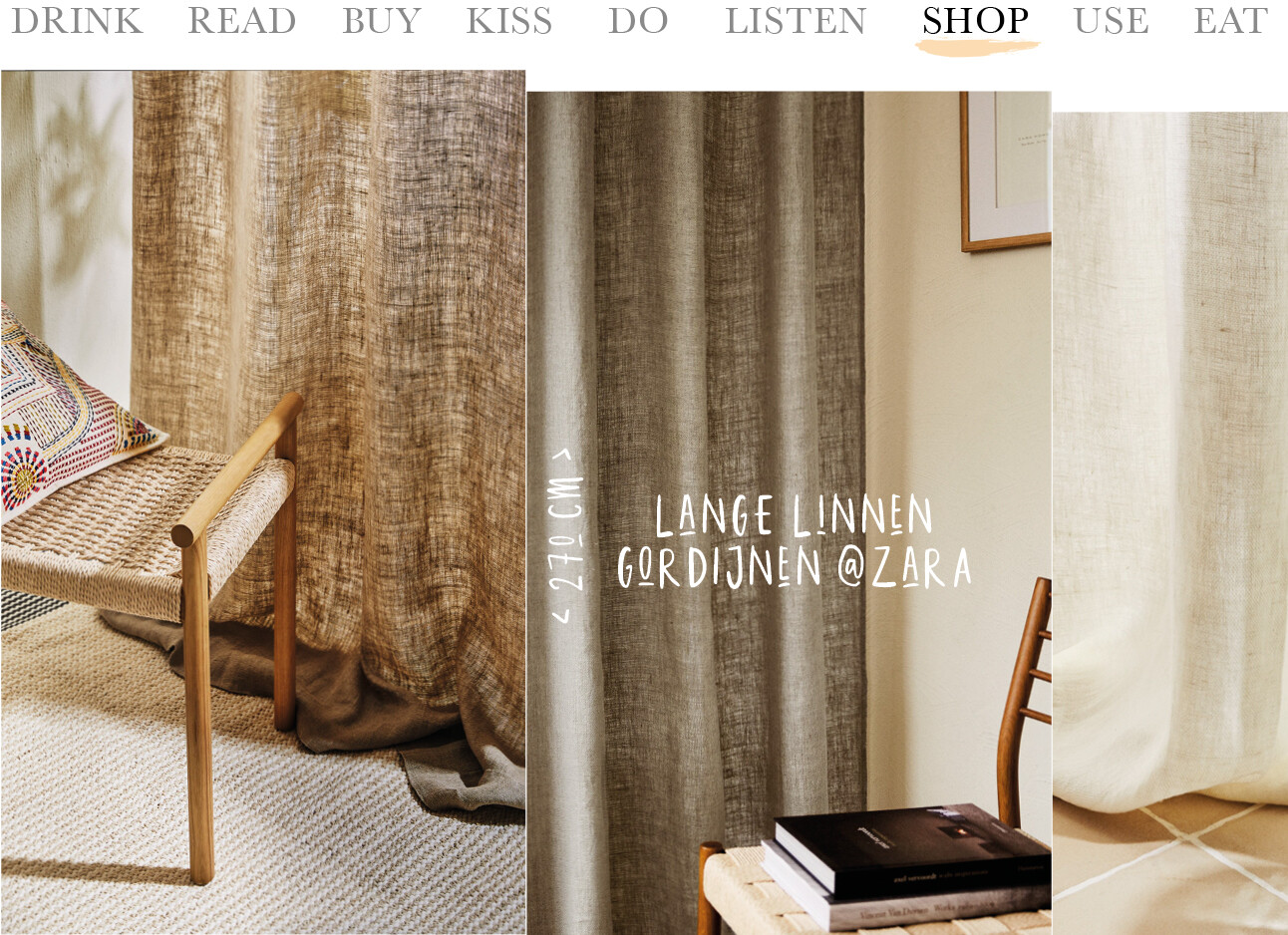 Today we shop: extra lange linnen : Amayzine.com