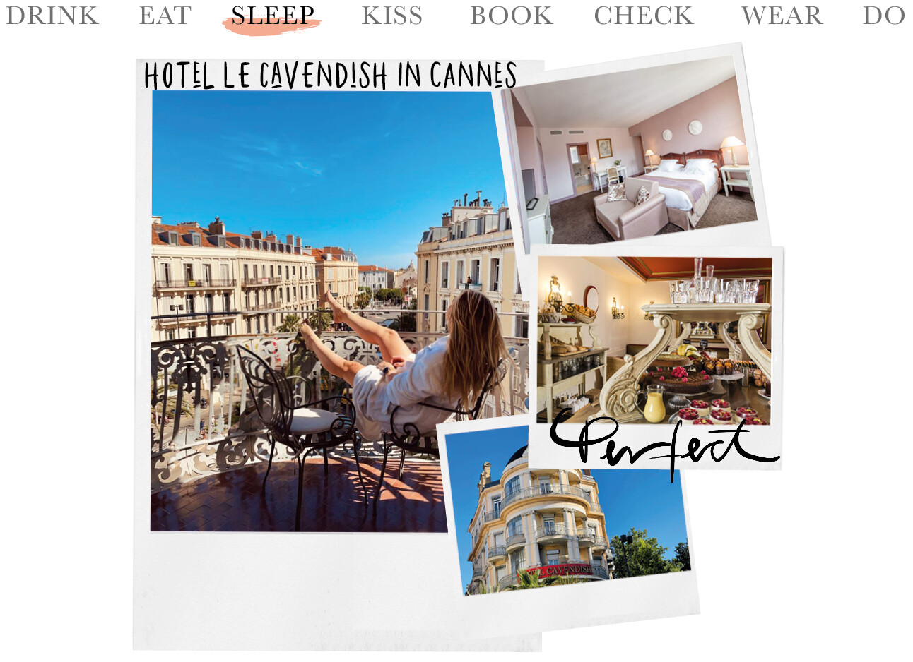 today-we-sleep-in het hotel Le Cavendish