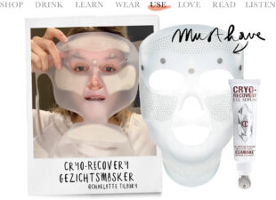 Today we use: Cryo-Recovery Face Mask van Charlotte Tilbury