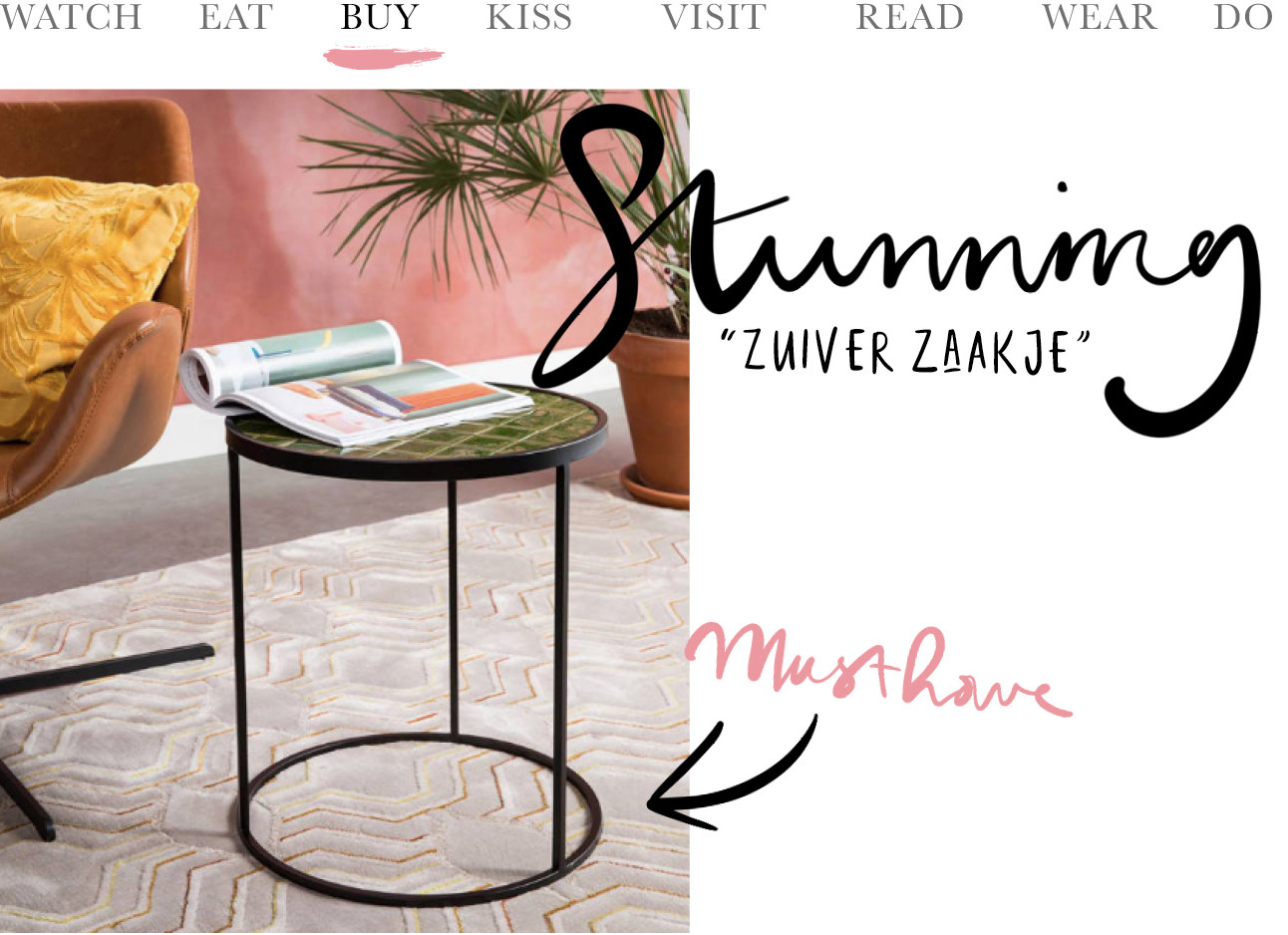 zuiver tafel