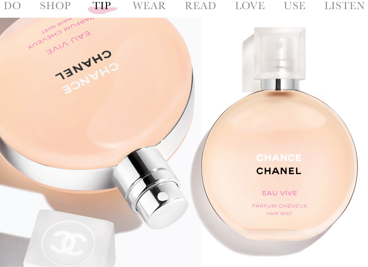 haarmist parfum van Chanel