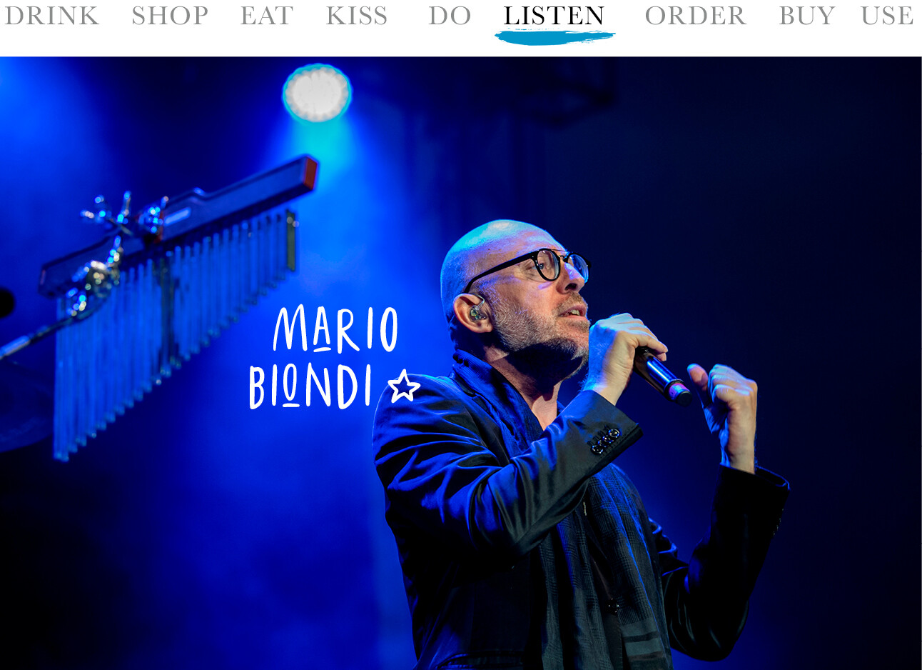 Today we… listen Mario Biondi