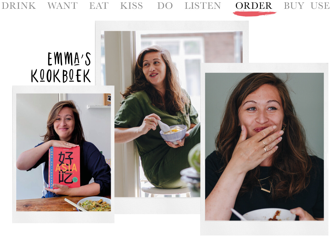 Today we..order Emma’s kookboek