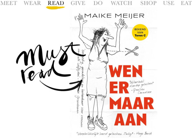 Today we read: Wen er maar aan : Amayzine.com