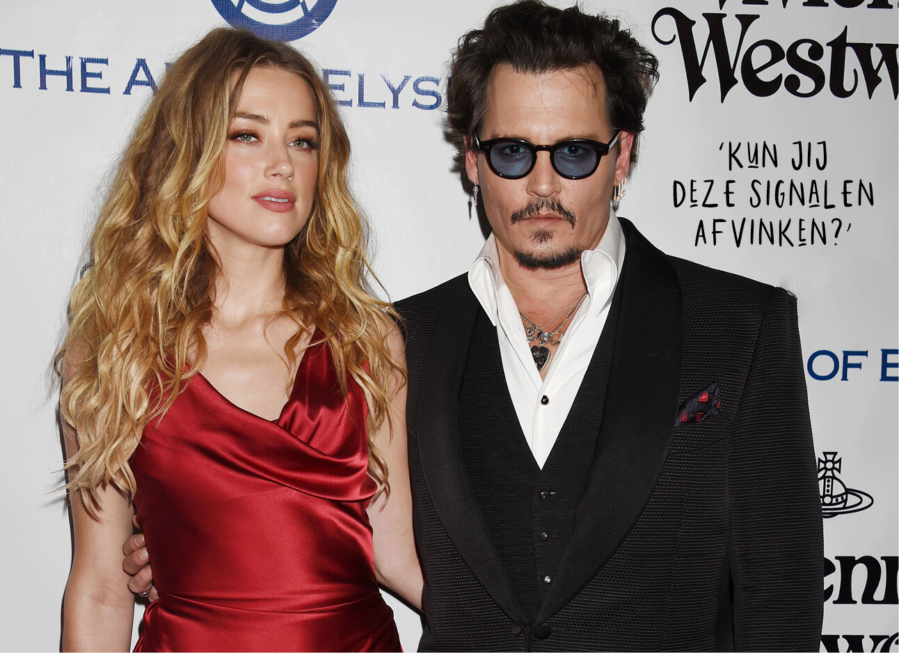 Johnny Depp en Amber Heard op de rode loper samen