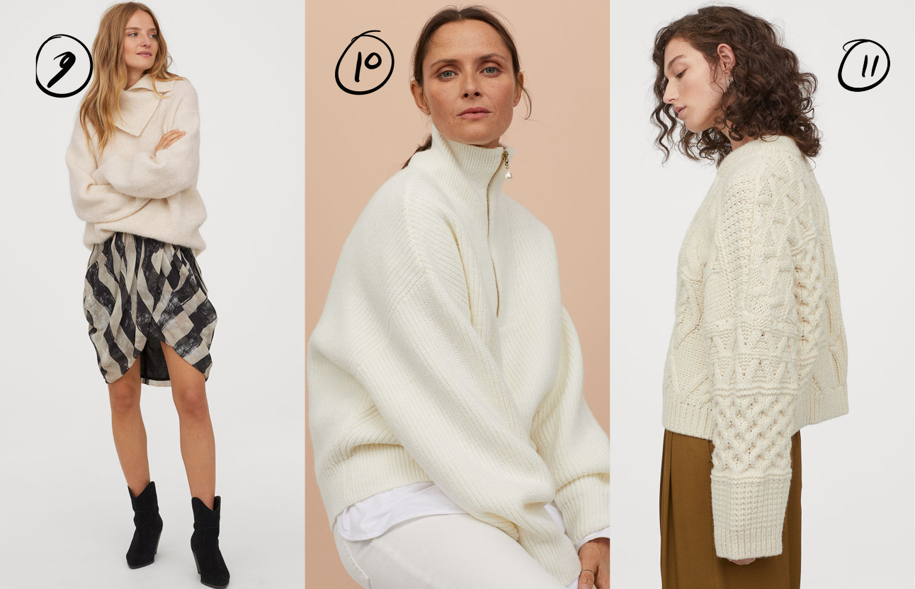 beelden van de truien van de h&M