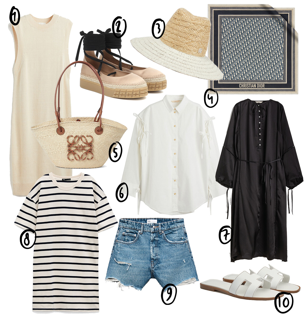 zomerse outfits trends shopping items